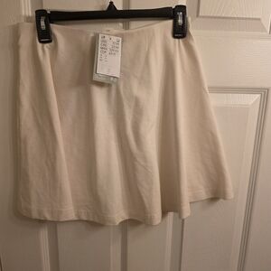 H&M Cream Mini Skirt